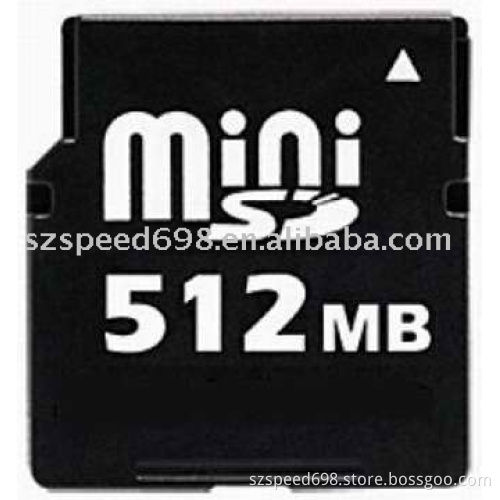 mini sd card 512mb
